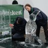 Tomislavac - Izrada skulptura od leda