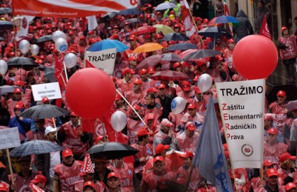 Za 16. svibnja najavljen je veliki sindikalni prosvjed