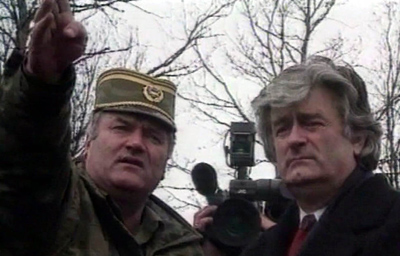 Ratko Mladić i Radovan Karadžić