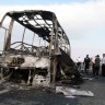 Na autocesti Zagreb-Lipovac zapalio se autobus, dvoje poginulih