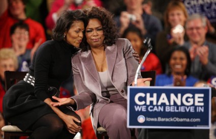 Oprah se angažirala u potpori predsjedničkom kanidatu Baracku Obami