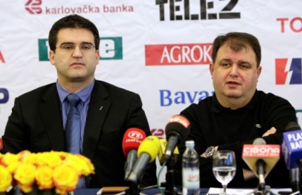 Predsjednik i dopredsjednik HRS-a, Sandi Šola i Zoran Gobac.
