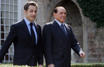 Nicolas Sarkozy i Silvio Berlusconi
