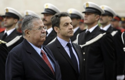 Jalal Talabani i Nicolas Sarkozy