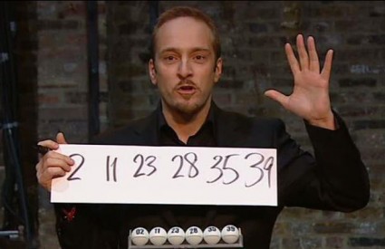 Derren Brown predviđa brojeve lota