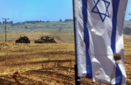 Izraelski tenkovi na Golanskoj visoravni