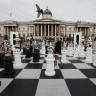 Divovski šah na Trafalgar Squareu u Londonu