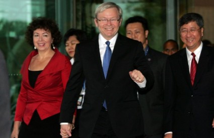 Kevin Rudd, predsjednik Vlade Australije sa suradnicima