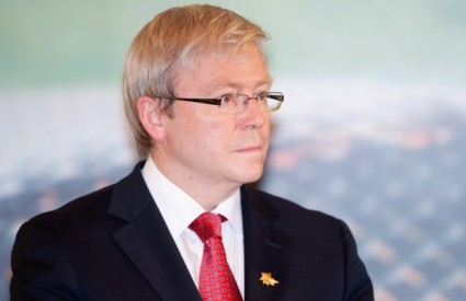 Australski ministar vanjskih poslova Kevin Rudd često dobiva poštu namijenjenu njegovom austrijskom kolegi