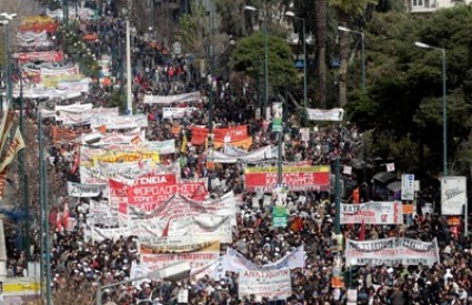 Grci su s prvim prosvjedima počeli krajem veljače