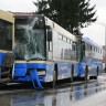Osmero ozlijeđenih u sudaru tri autobusa u naselju Remetinec