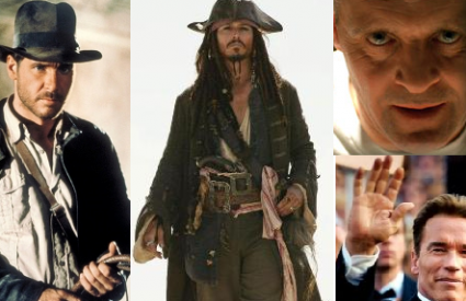 Johnny Depp Harrison Ford Arnold Schwarzenegger Anthony Hopkins