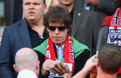 Mick Jagger vuvuzele