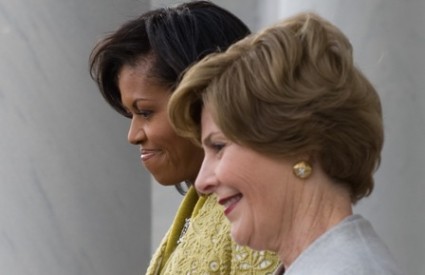 Michelle Obama i Laura Bush