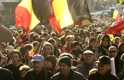 Bruxelles: 100.000 radnika prosvjeduje protiv mjera štednje