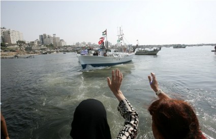 Međunarodni aktivisti napuštaju Gazu 2008. godine