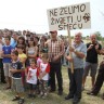 Prosvjed Zemuničana protiv doseljenih Roma