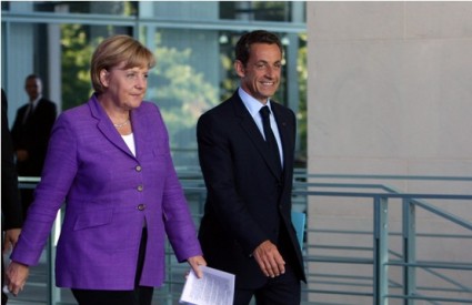 Angela Merkel i Nicolas Sarkozy