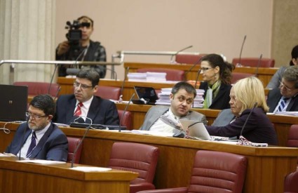 Sabor će glasati o nepovjerenju premijerki Kosor