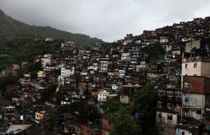 Jedna od favela u Rio de Janeiru