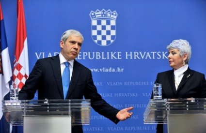 Boris Tadić i Jadranka Kosor