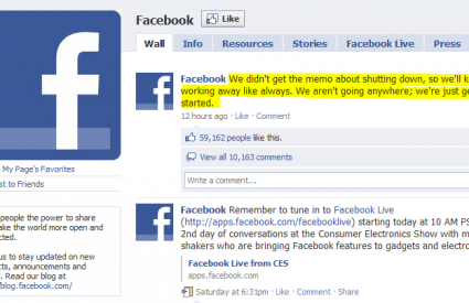 Ne gasi se Facebook