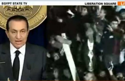 Mubarak najavio da ostaje do rujna