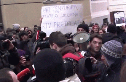 Prosvjednici traže ostavku vlade Jadranke Kosor