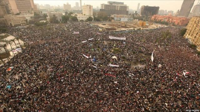 Marš milijuna ljudi, Tahrir trg u Kairu