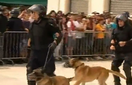 Policija na Gay Prideu u Splitu je radi sgurnosti koristila i pse