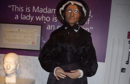 Madame Tussaud kao izložak u vlastitom muzeju