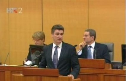 Zoran Milanović zatražio je od Sabora povjerenje za svoju vladu