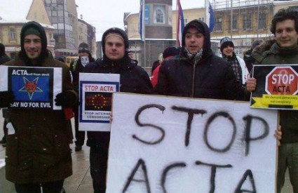 Prosvjednici u slavonskoj prijestolnici