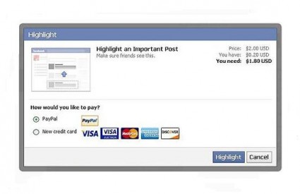 Facebook Highlight - plati pa si popularan