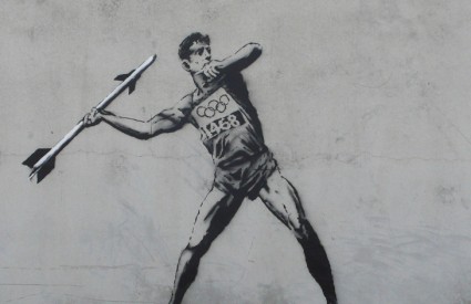 Iako je nastao povodom Olimpijskih igara, ovom grafitu prijeti uništenje