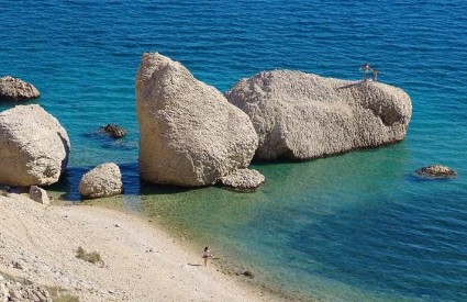 Fantastična plaža Beriknica kraj Novalje