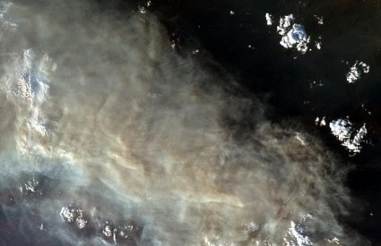 Satelitska snimka požara u Australiji