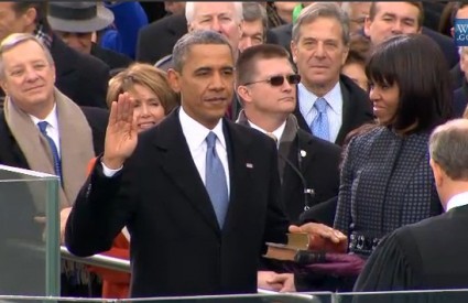 Barack Obama daje prisegu