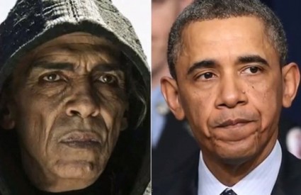Vrag izgleda točno kao Obama Vrag izgleda točno kao Obama