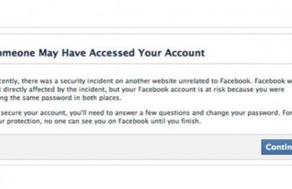 Facebook upozorava korisnike Facebook upozorava korisnike