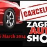 Otkazan Zagreb Auto Show 2014.