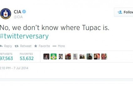 CIA tvrdi da ne zna gdje je Tupac