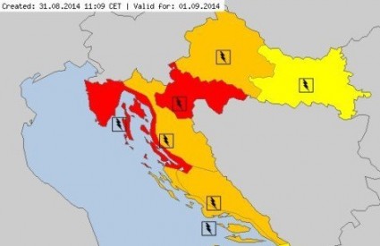 Nevrijeme ponovno prijeti