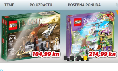 LEGO akcije za sve uzraste