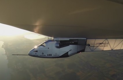 Solar Impulse 2 na povijesnom letu
