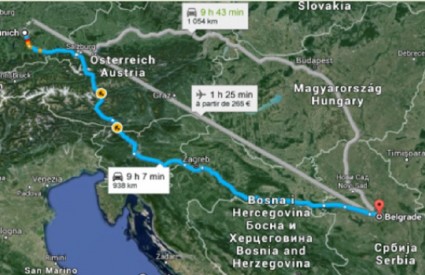 Na Facebooku se preporučuje ruta kroz Hrvatsku