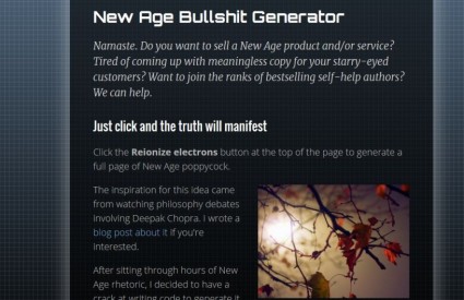 Što je sve ispalio bullshit generator Što je sve ispalio bullshit generator