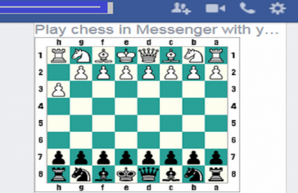 Zaigrajte šah u Facebook chatu