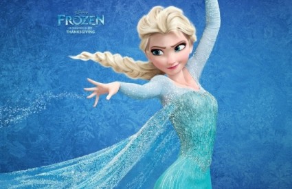 I Elsa ima nevjerojatno uzak struk