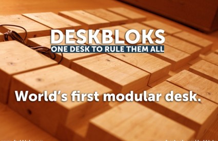 Deskbloks je cool stol koji prilagođavate svojim potrebama